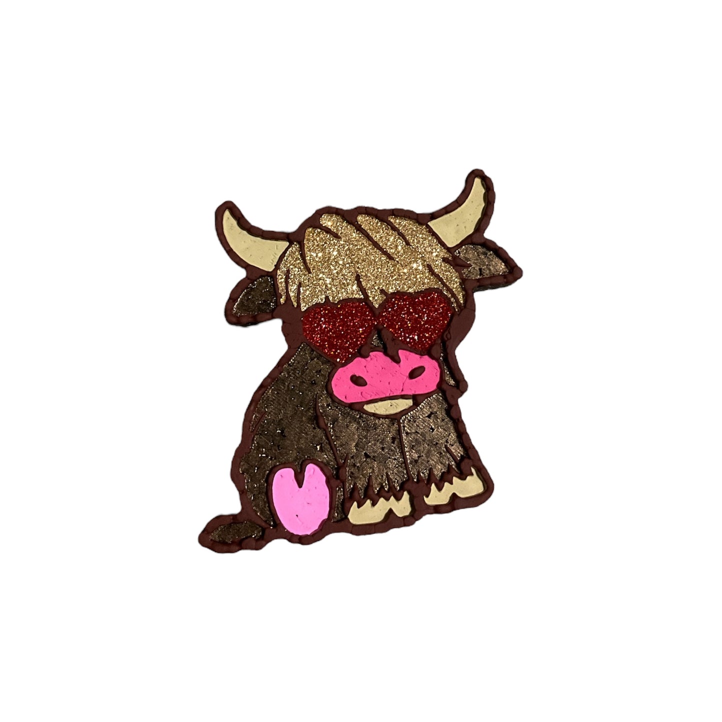 Cow with Heart Eyes
