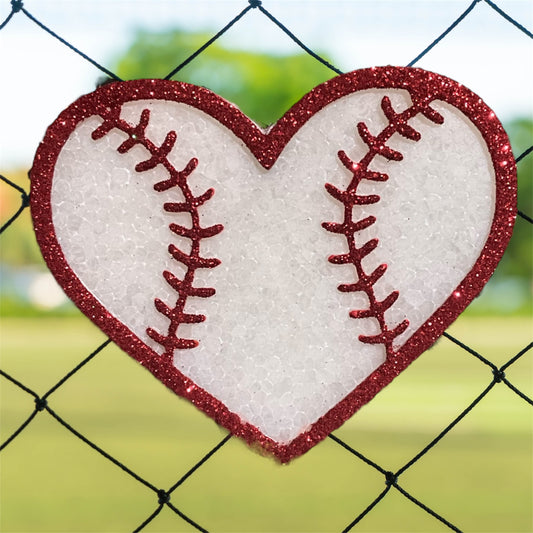 Heart Baseball- Butt Naked